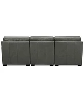 Radley 3-Pc. Leather Modular Chaise Sectional, Created for Macy's