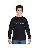 La Pop Art Boys Word Long Sleeve