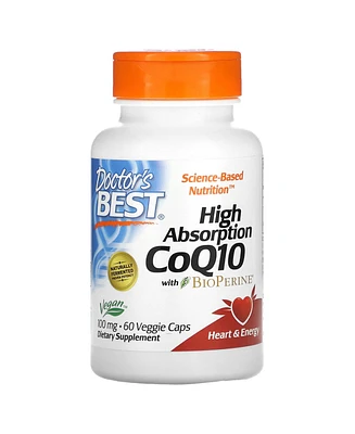 Doctor's Best High Absorption CoQ10 with BioPerine mg - Veggie Caps