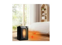 Slickblue 1500 W Remote Control Portable Electric Digital Quartz Space Heater