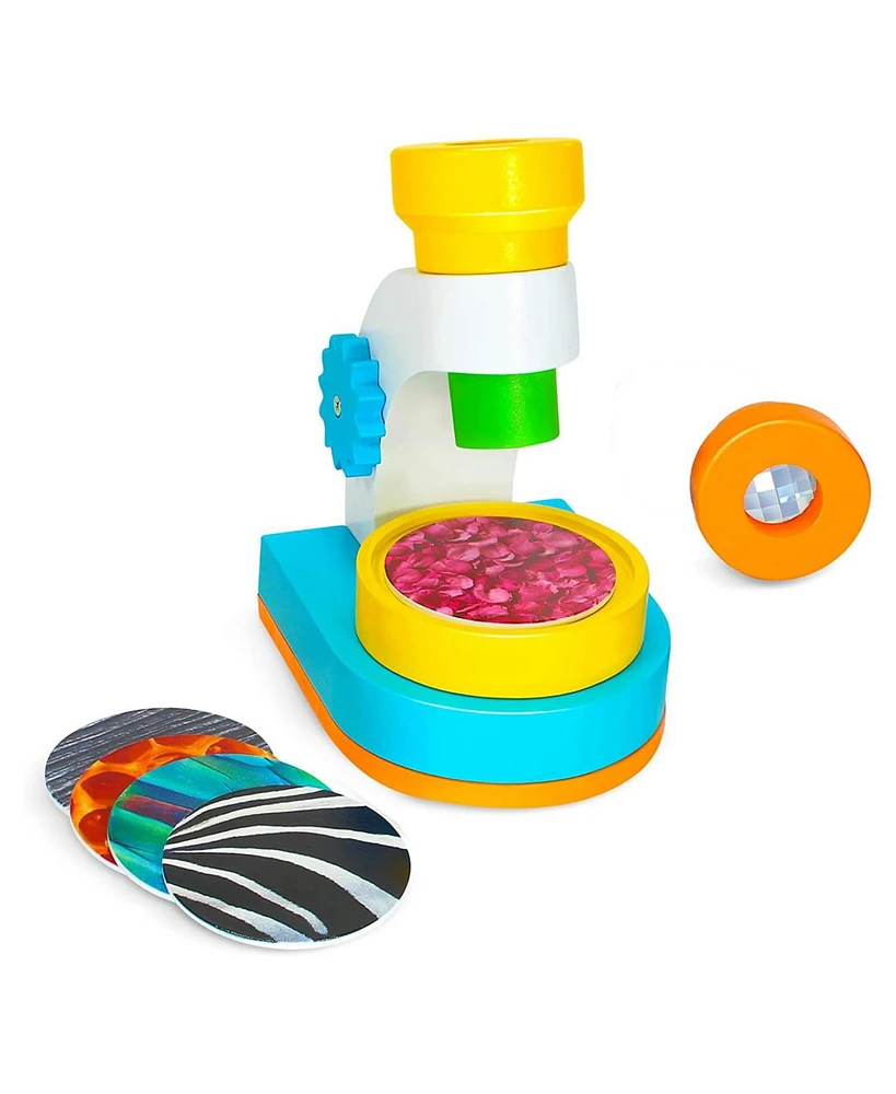 Kidzlane Microscope Science Toy for Kids with Guide & Activity Booklet