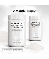 Codeage Liposomal Magnesium Taurate+ Supplement - 2-Month Supply