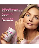 Codeage Women's Probiotics Supplement - 50 Billion CFUs - Sbo Probiotics & Prebiotics - Cranberries - Feminine Health