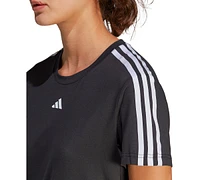 adidas Women's Aeroready Train Essentials 3-Stripes T-shirt