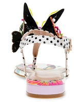 Betsey Johnson Women's Dacie Butterfly Detailed Two-Piece Sandals