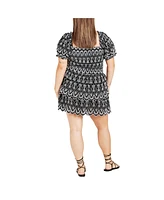 City Chic Women's Charley Dress