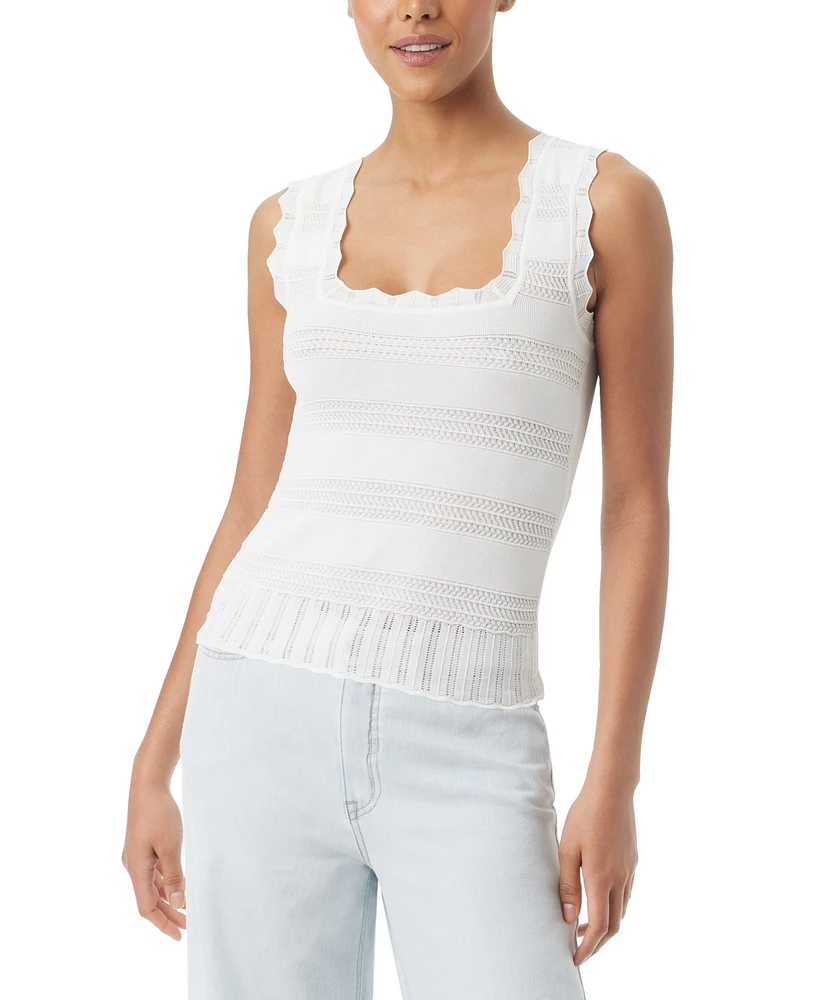 Sam Edelman Women's Azariah Square-Neck Knit Tank