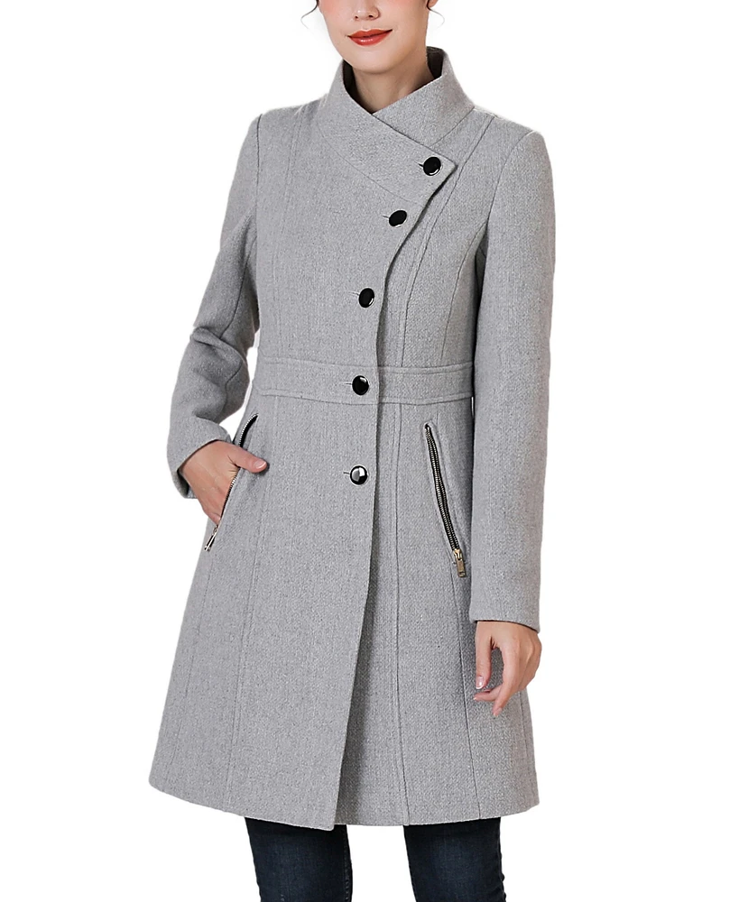 kimi + kai Women's Abbie Boucle Wool Walking Coat