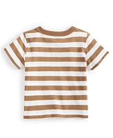 First Impressions Baby Boys Short-Sleeve Striped Jersey T-Shirt, Created for Macy's