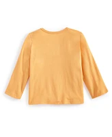 First Impressions Baby Boys Long-Sleeve Lap-Shoulder Solid Top, Created for Macy's