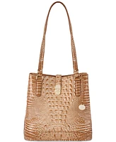 Brahmin Fiora Melbourne Embossed Leather Shoulder Bag