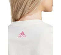 adidas Women's The Soft Side Linear Logo T-Shirt