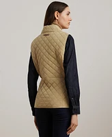 Lauren Ralph Women's Quilted Logo Vest