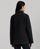 Lauren Ralph Women's Quilted Velboa-Lined Coat