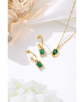 Emerald Green Pendant Necklace