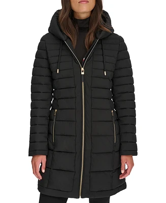 Tommy Hilfiger Women's Hooded Packable Puffer Coat