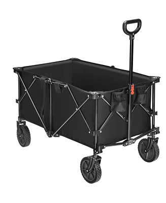 Sugift Outdoor Utility Garden Trolley Buggy