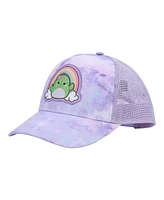 Squishmallows Girls Rainbow Tie Dye Youth Baseball Cap