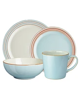 Denby Heritage Pavilion 16 Pc Dinnerware Set, Service for 4