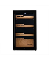 Newair 840 Count Electric Cigar Humidor, Built-in Humidification System with Opti