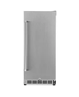 Newair 15" 3.2 Cu. Ft. Commercial Stainless Steel Built-in Beverage Refrigerator, Weatherproof and Outdoor Rated