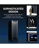 Newair Shadow Series Wine Cooler Refrigerator Bottle