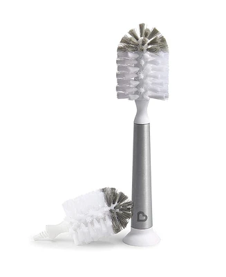 Munchkin Shine Stainless Steel Bottle Brush and Refill Brush Head