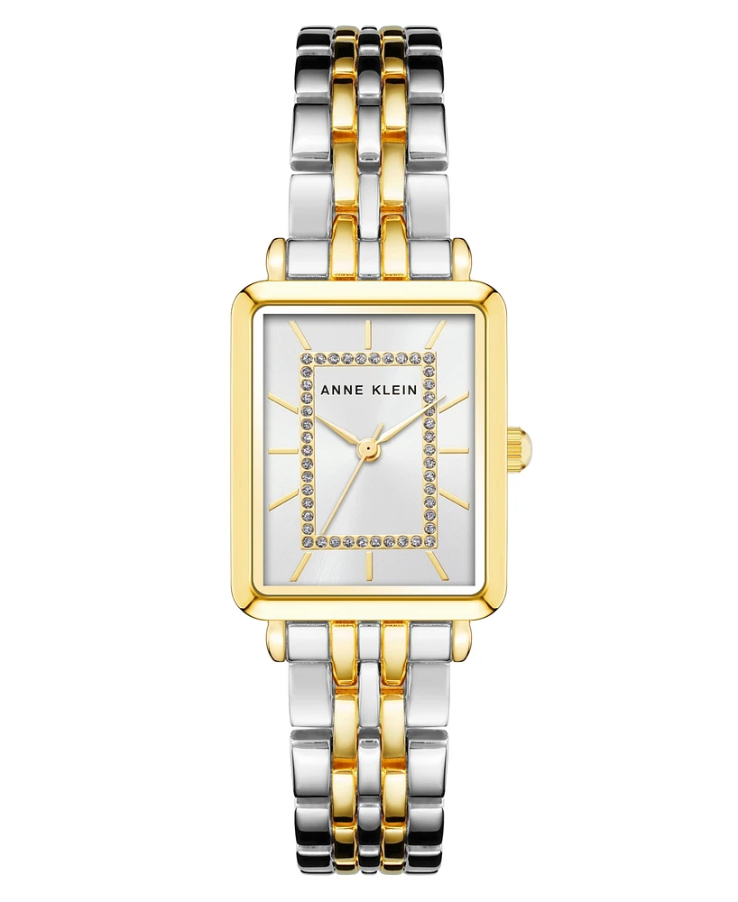 Anne Klein Women's Quartz Two-Tone Alloy Bracelet Watch, 24mm