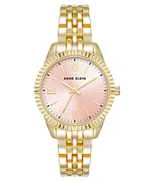 Anne Klein Women's Quartz Gold-Tone Alloy Bracelet Watch