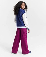 Epic Threads Girls Varsity Jacket Snoopy Graphic Tee Cargo Pants Sneakers Created For Macys