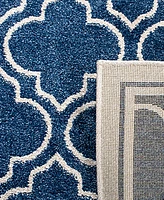 Safavieh Amherst AMT412 Navy and Ivory 10' x 14' Area Rug