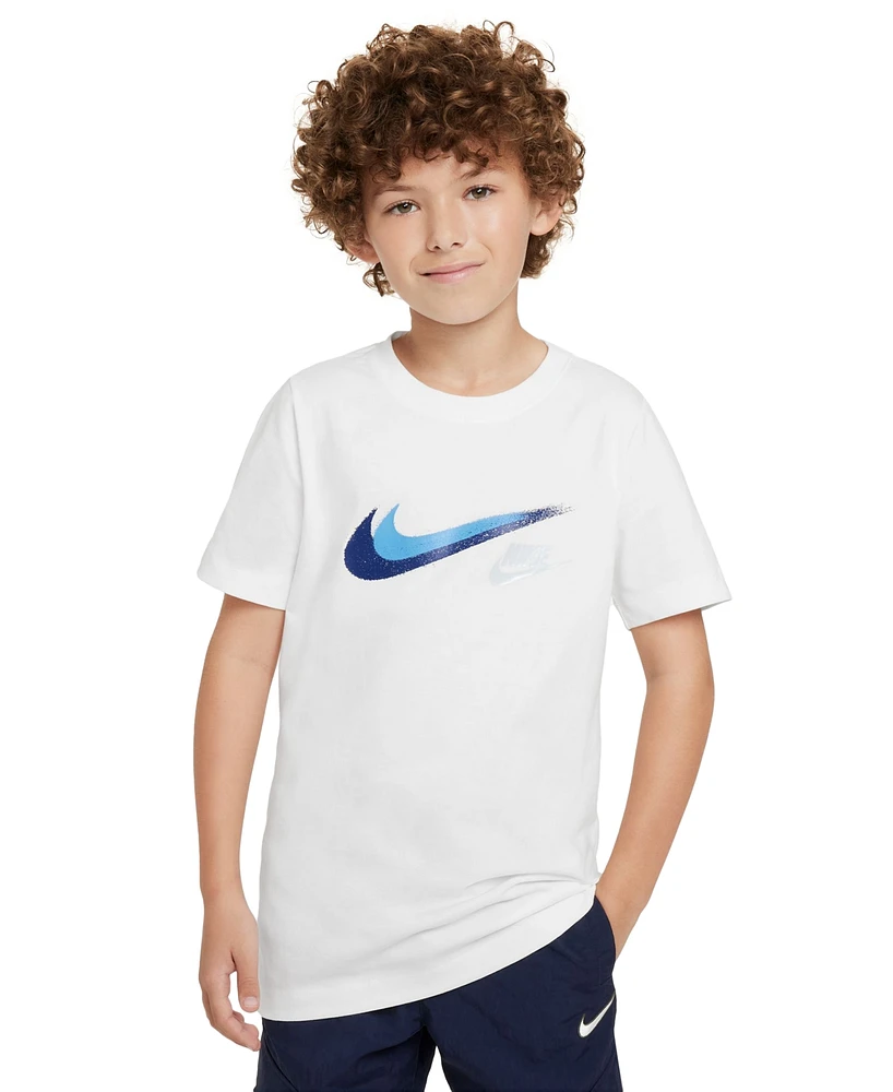 Nike Sportswear Big Boys Cotton Logo Graphic T-Shirt