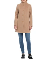 Kate Spade New York Women's Single-Breasted Stand-Collar Coat