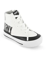 Dkny Little and Big Girls Hannah Leena High Top Sneaker