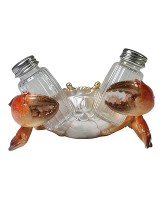 Fc Design 6.50"W Red Crab Salt & Pepper Shaker Holder Home Decor Perfect Gift for House Warming, Holidays and Birthdays