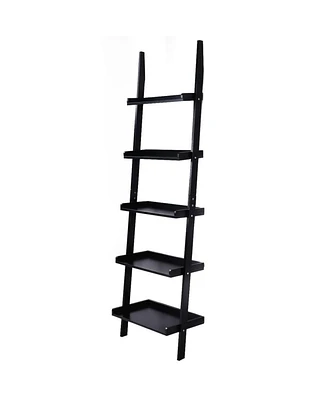 Slickblue 5-Tier Leaning Wall Display Bookcase