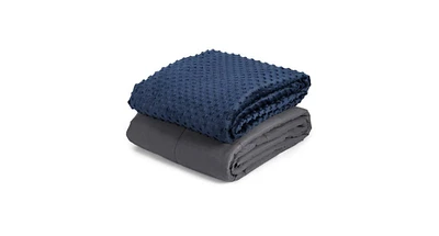 Slickblue Weighted Blanket with Removable Soft Crystal Cover