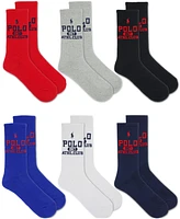 Polo Ralph Lauren Men's 6-Pk. Athletic Club 1967 Crew Socks