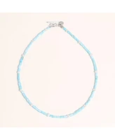 Joey Baby Limited Lusia Necklace - Baby Blue - Silver