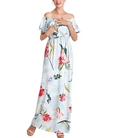 kimi + kai Maternity Deya Nursing Maxi Dress