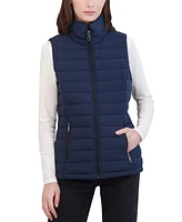 Nautica Women's Stand-Collar Zip-Front Puffer Vest