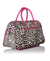 World Traveler Leopard 21-inch Carry-On Shoulder Duffel Bag