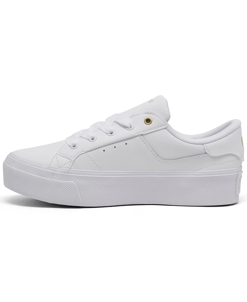 Lacoste Women's Ziane Logo Leather Casual Sneakers from Finish Line