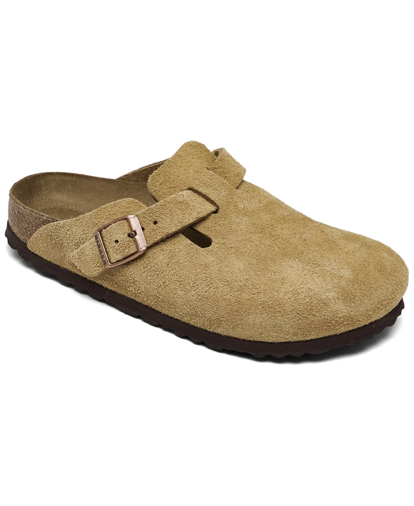 Birkenstock Women's Boston Suede Leather Clogs from Finish Line