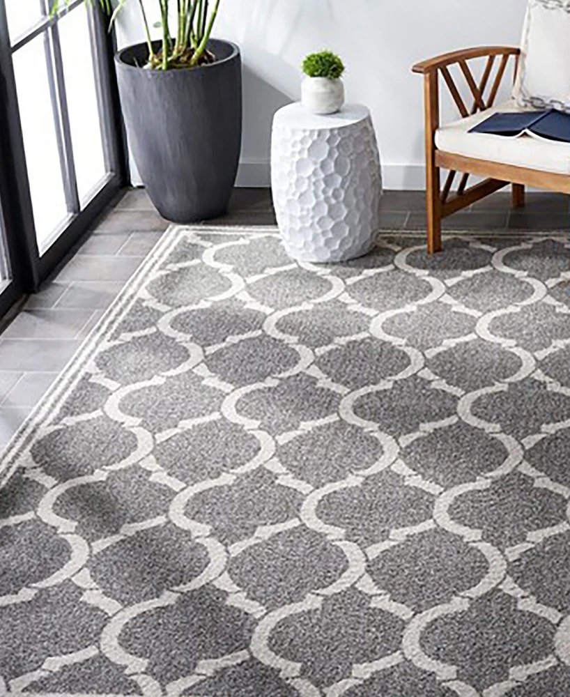 Safavieh Amherst AMT415 Dark Gray and Beige 2'6" x 4' Area Rug