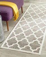 Safavieh Amherst AMT420 Dark Grey and Beige 2'3" x 21' Runner Area Rug