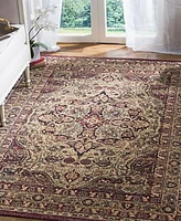 Safavieh Lavar Kerman LVK601 Creme and Red 8' x 10' Area Rug