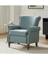 Hulala Home Iuppiter Traditional Armchair with Turned Legs