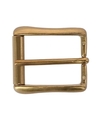 Trafalgar Men's 35mm Italian Brass Antique Gold Roller Buckle