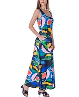 24seven Comfort Apparel Sleeveless Casual Maxi Pocket Dress